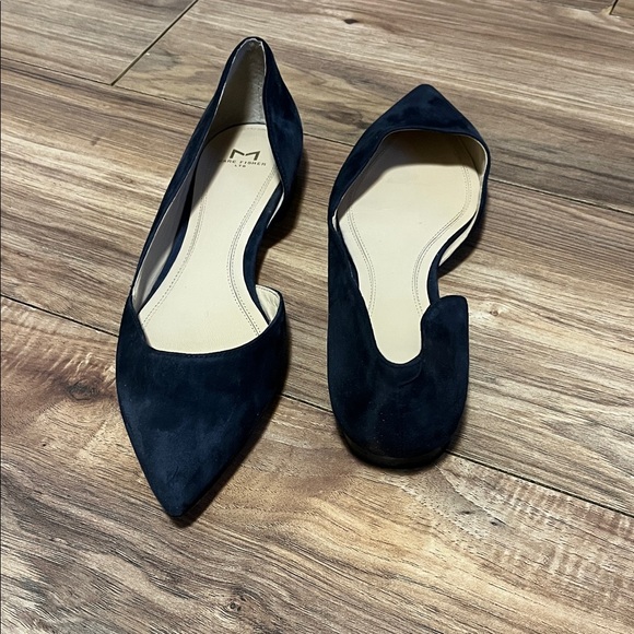 Marc Fisher Navy Suede Flats - Picture 4 of 8
